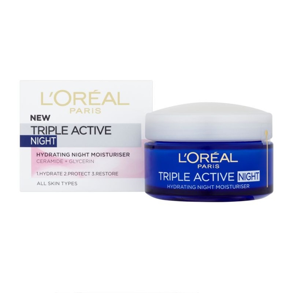 L'Oreal Paris Triple Active Night Cream (50ml) NIB